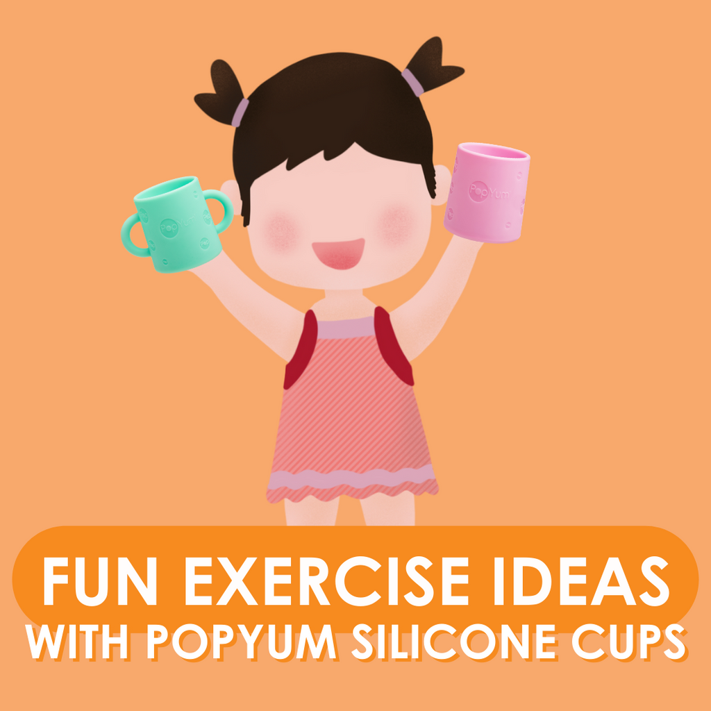 Playtime Fun with PopYum Silicone Training Cups