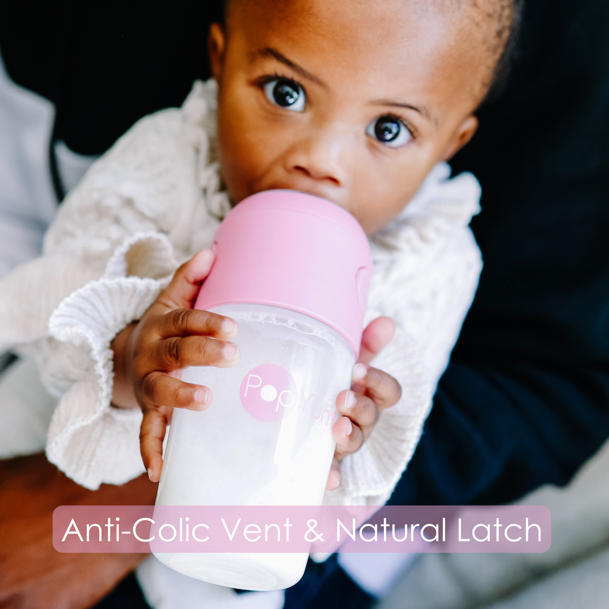 PopYum Pink 10 Piece Bundle: Bottle Set + 3 Nipple 2-Packs