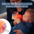 PopYum 5oz Anti-Colic Baby Bottle for Breast and Formula Feeding, Orange, #1 Slow Flow Nipple